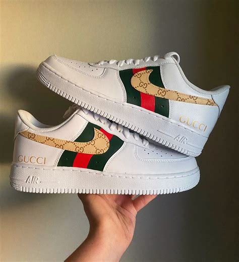 nike air force x gucci